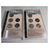 Lot(2) P/D/S Nickle Collector