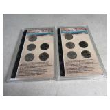 lot(2) P/D/S Nickel Coin Collector SETS cased