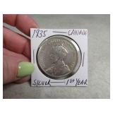 1935 Canada 1stYear Silver Dollar nice