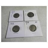 Lot(4) Buffalo Nickels 1936/36s/37/38d *better*