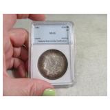 MS66 graded 1880 Morgan SIlver Dollar Coin