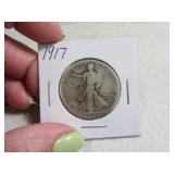 1917 Walking Liberty silver Half Dollar