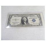 1935 US Silver $1 Certificate blue seal