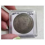 1889cc Morgan Silver Dollar CARSON CITY