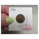 1900 full liberty Indian Head Penny Cent