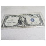 1935 Silver $1 Certificate US blue seal