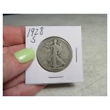 1928s Walking Liberty Half Dollar