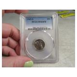 MS64fb Graded 1945s Mercury Dime