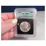 MS65 graded 1943 Walking Liberty Half Dollar