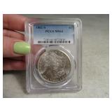 MS64 grade 1882s Morgan Silver Dollar Coin