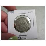 1969 UNC Mexico Cinquenta Centavos Coin