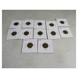 1909-1920 lot Wheat Pennies cents Coins