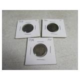 1914/1916/1918 V Nickels sleeved