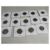 (14) early Buffalo Head Nickels *all different*
