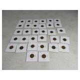 (32)lot early 1910~1919 Lincoln Pennies sleeved