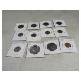 Lot(12) Modern Coins in sleeves