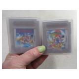 (2) GameBoy Video Games Mario Based