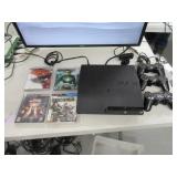 PlayStation PS3 Video Console w/ (4) Games Setup