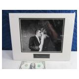 Matted Art Elvis "THE KISS" Photograph