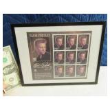 Elvis Presley BEQUIA Framed Postage Stamp Sheet