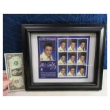 Elvis Presley ANTIQUA&BARBUDA Stamp Sheet Framed
