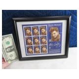 Elvis Presley LIBERIA Framed Stamp Sheet