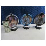 3pc Poly ELVIS BruceEmmet LtdEd Music Boxes $$$