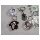 Lot(4) ELVIS Keychains