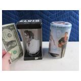 Elvis Collectors Glass & 3way Tin