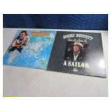 (2) Jimmy Buffett Albums SonSailer & Over China