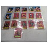 Lot(16) 80s era WWE WWF Collct Cards/Stickers grpA