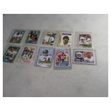 Lot(10) older Football Cards
