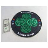 Patch: IRISH AMERICAN 12" Blk/Grn New