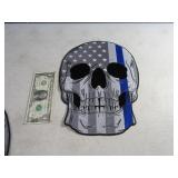 Patch: SKULL Gray/Silver 12x9 3of5