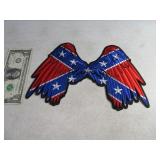Patch: CONFEDERATE EAGLE WINGS 11x7 1of2