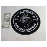 Patch: PROTECTED 2ND AMENDMENT 10"rd 4of6