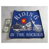 Patch: RIDING IN THE ROCKIES 11.5"