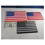 (3) Patches: USA Multicolored 10"~12" *END OF LOT*