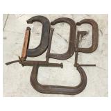C clamps rusted