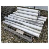 Aluminum pipe pieces 55" longest piece