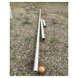 20  flag pole project with 2 ground sleeves