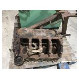 Engine block homemade trailer hitch