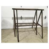 2 Metal sawhorses 36"t x 36" wide