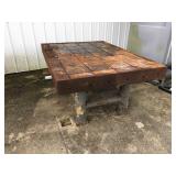Steel fabricator the table 4 x 5  31" tall