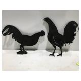 Rooster metal art