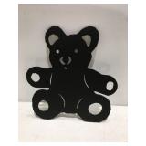 Teddy bear metal art