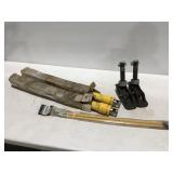 Snow plow parts, skid shoes,flags & cylinders