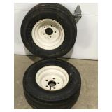 2 trailer tires 20.5 x 80 - 10