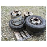 Dually  tire and wheels