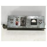 Vintage machine control panel
